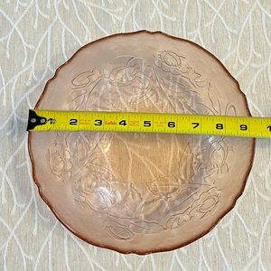 Vintage Arcoroc France Rosa Pink 9” Salad Bowl